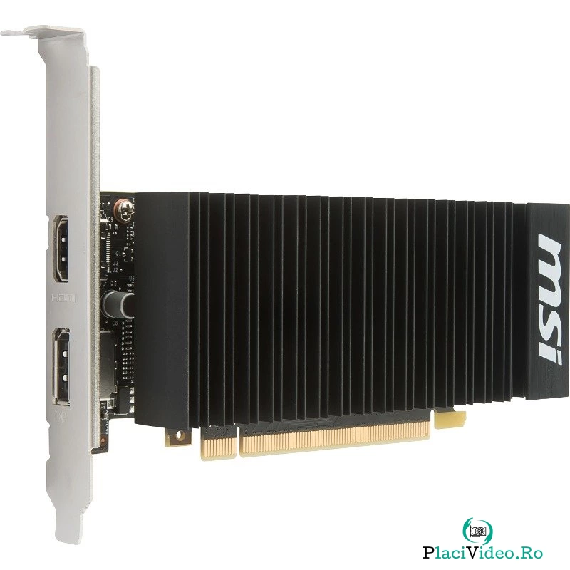 MSI MSI Video Card GeForce GT 1030 LP OC GDDR4 2GB/64bit, PCI-E 3.0 x16, DisplayPort, HDMI, DX 12, Retail la 441.96 lei ron