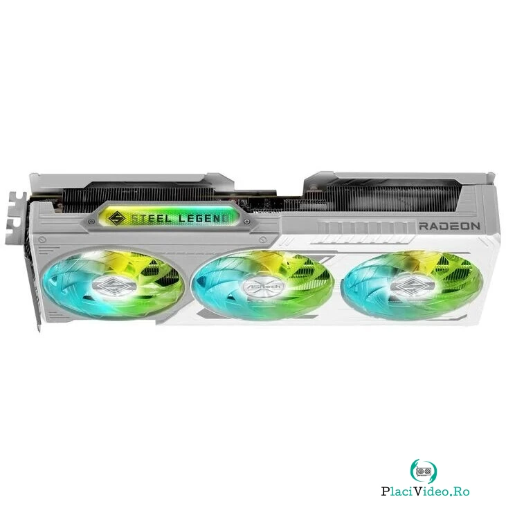 Placa Video Radeon RX 9070 XT Steel Legend 16384MB GDDR6