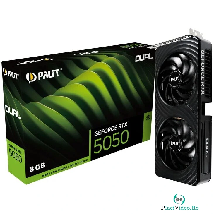 Placa Video GeForce RTX 5050 Dual 8192MB GDDR6