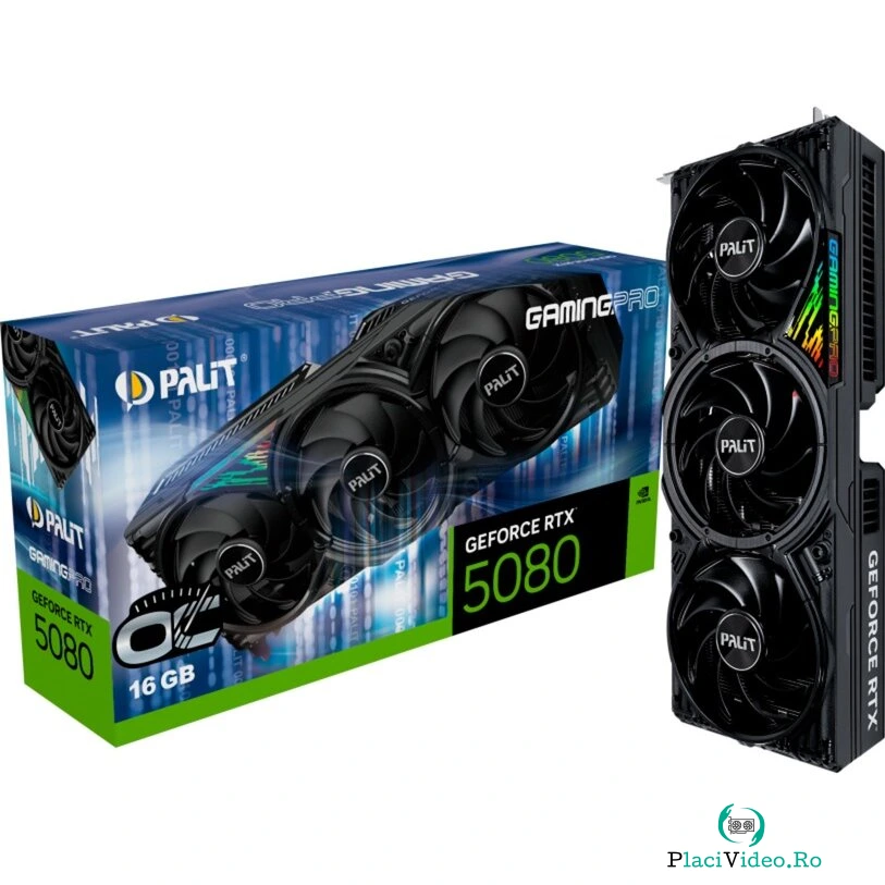 Placa Video GeForce RTX 5080 GamingPro OC DLSS 4
