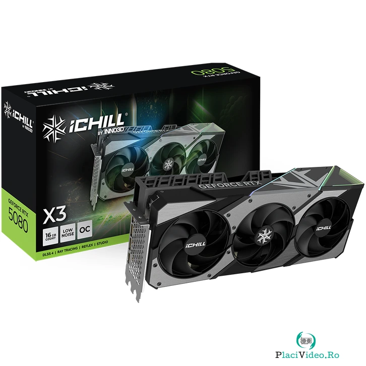 Placa Video GeForce RTX 5080 iChill X3 16384MB GDDR7